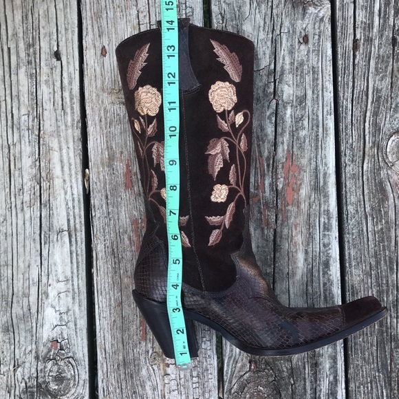 Antonio Melani leather suede tall boots size 6M - Picture 8 of 8